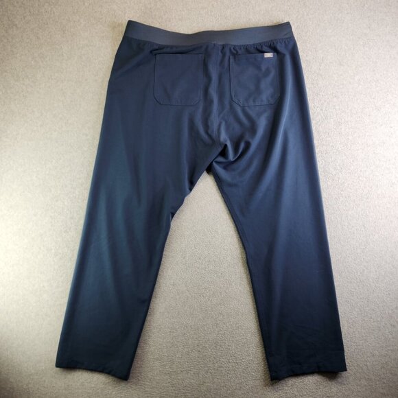 Figs Scrub Pants Womens XXL Blue Livingston Basic Straight Leg High Rise Nurse - Picture 11 of 12